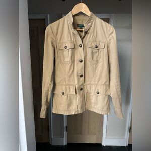 Vintage Ralph Lauren military style twill cotton jacket